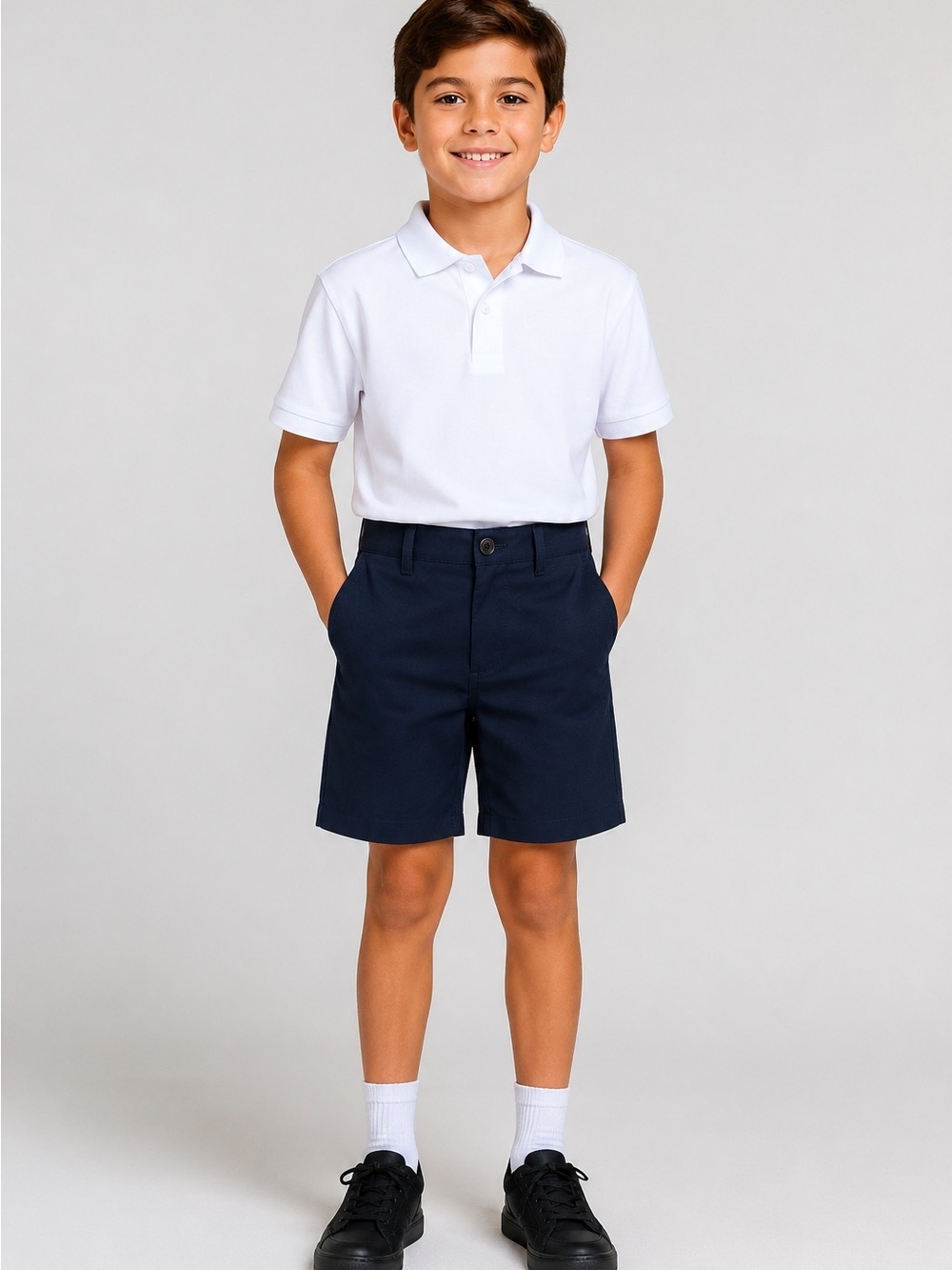 The Children’s Place Boys Navy Blue School Uniform Shorts Size 14 – New Without
